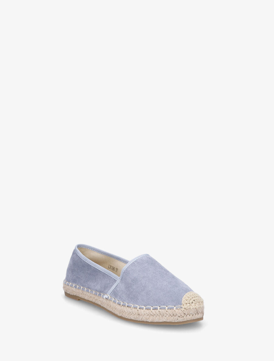Espadrilles plates en suédine - Bleu - 2