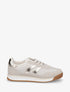 Sneakers à empiècement effet nubuck - Taupe - 1