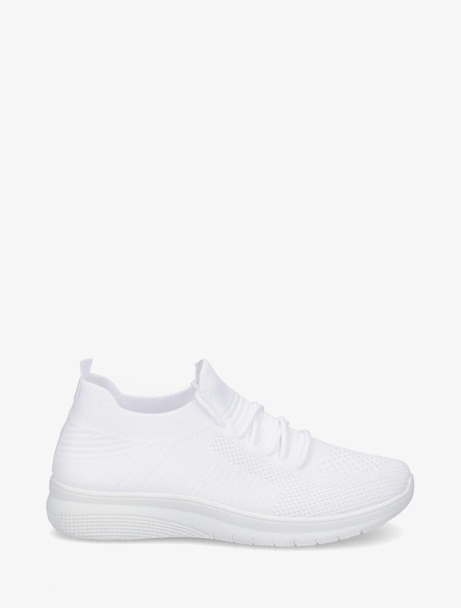 Baskets en mesh style running - Blanc - 1