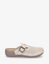 Sabots à boucle en simili irisé - Beige - 1
