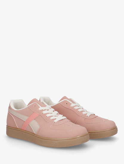 Baskets à empiècements croisés - Rose - 4