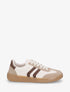 Sneakers à bandes contrastantes - Beige - 1