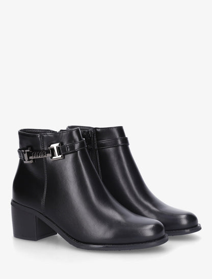 Bottines classiques à boucle - Noir - 4