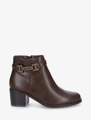Bottines classiques à boucle - Marron - 1