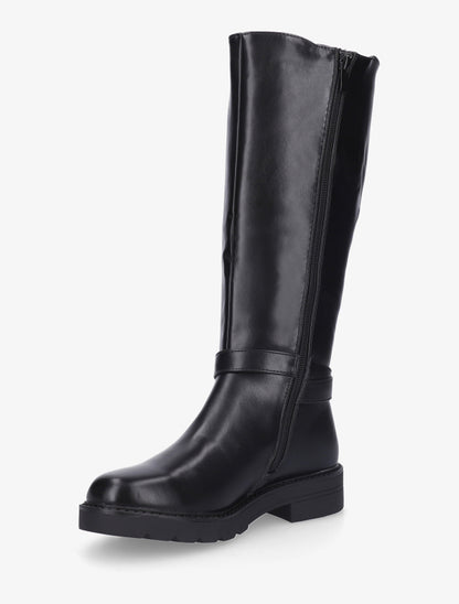 Bottes élastiquées à sangle - Noir - 3