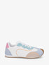 Sneakers texturés effet nubuck - Vert d&