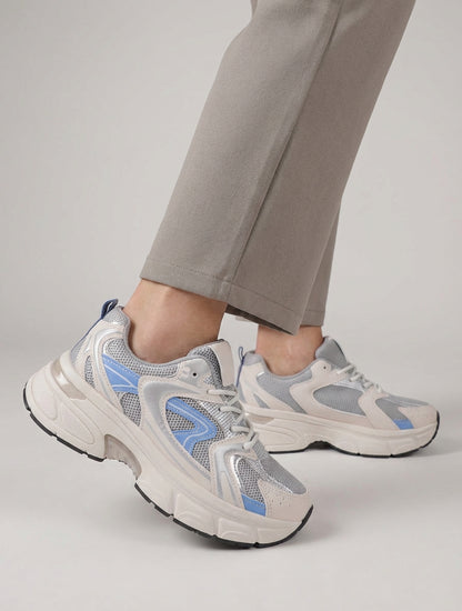 Hardloopschoenen van canvas stijl - Grijs