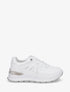 Baskets en simili et bandes contrastantes - Blanc - 1