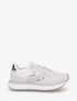 Sneakers en simili à motif pâquerettes - Argent - 1