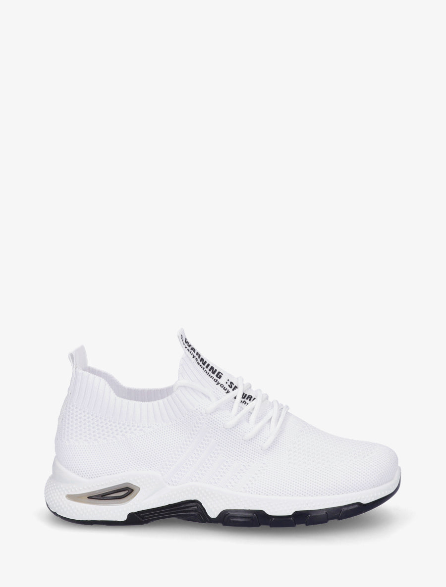 Baskets souples en maille - Blanc - 1