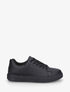 Sneakers basiques en simili - Noir - 1