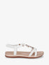 Nu-pieds confort à tour de cheville élastiquée - Blanc - 1