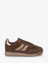 Sneakers en suédine et effet nubuck - Kaki - 1