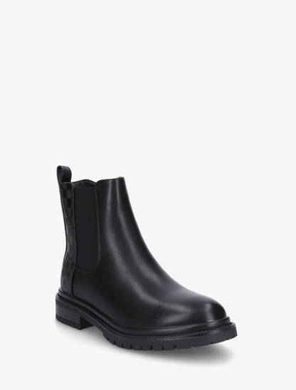 Bottines élastiquées à contrefort damier - Noir - 2