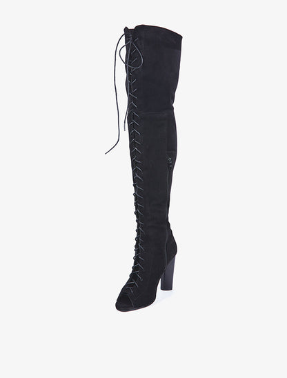 Cuissardes lace out - noir - 3