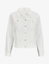 Veste oversize en jean basique - Blanc - 4