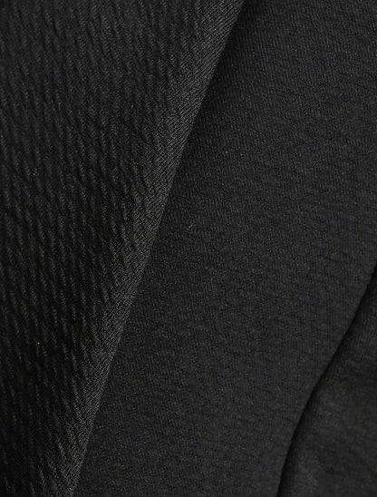 Veste fluide unie - Noir - 3