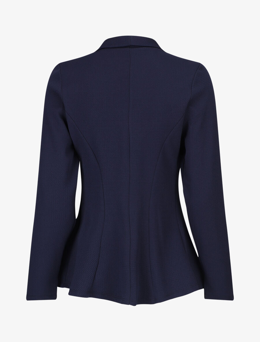Veste fluide unie - Marine - 2