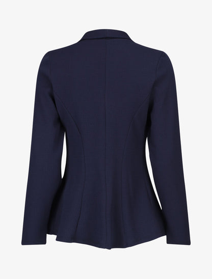 Veste fluide unie - Marine - 2