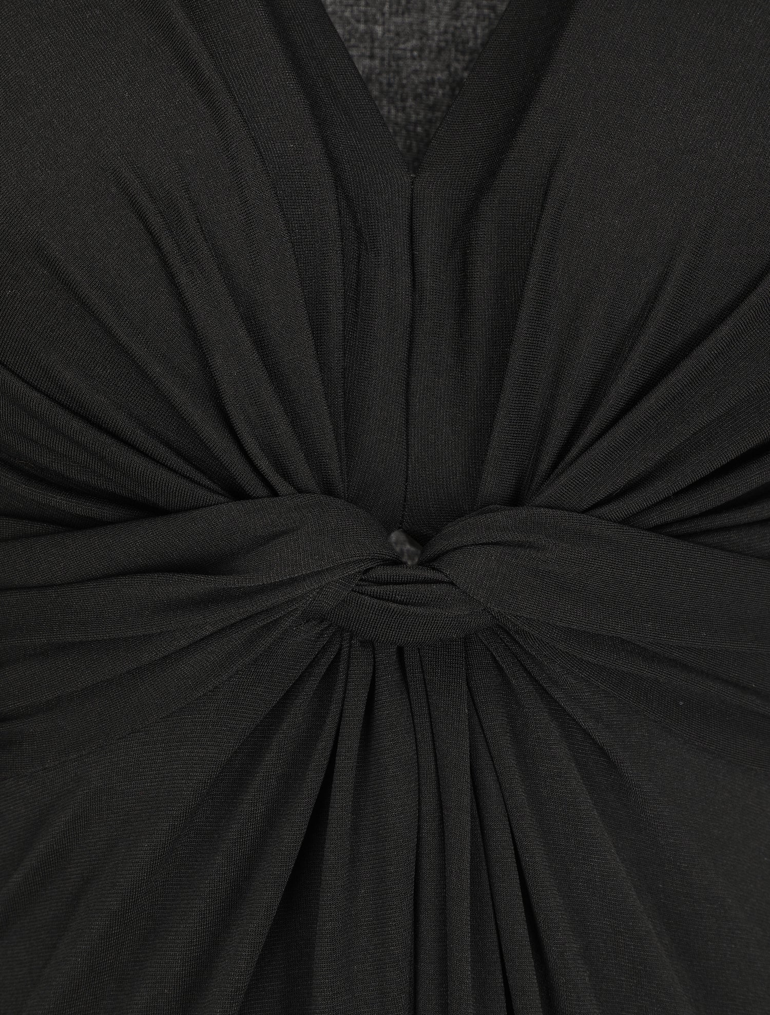 Robe longue fluide - Noir - 3