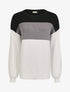 Pull oversize grandes rayures - Noir/blanc - 5