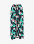 Pantalon ample motif plante tropicale - Marine - 5