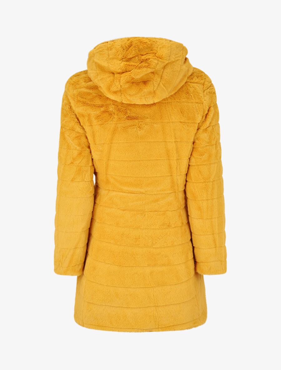 Doudoune réversible à capuche - Jaune - 5