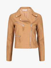 Perfecto court en simili - Camel - 6
