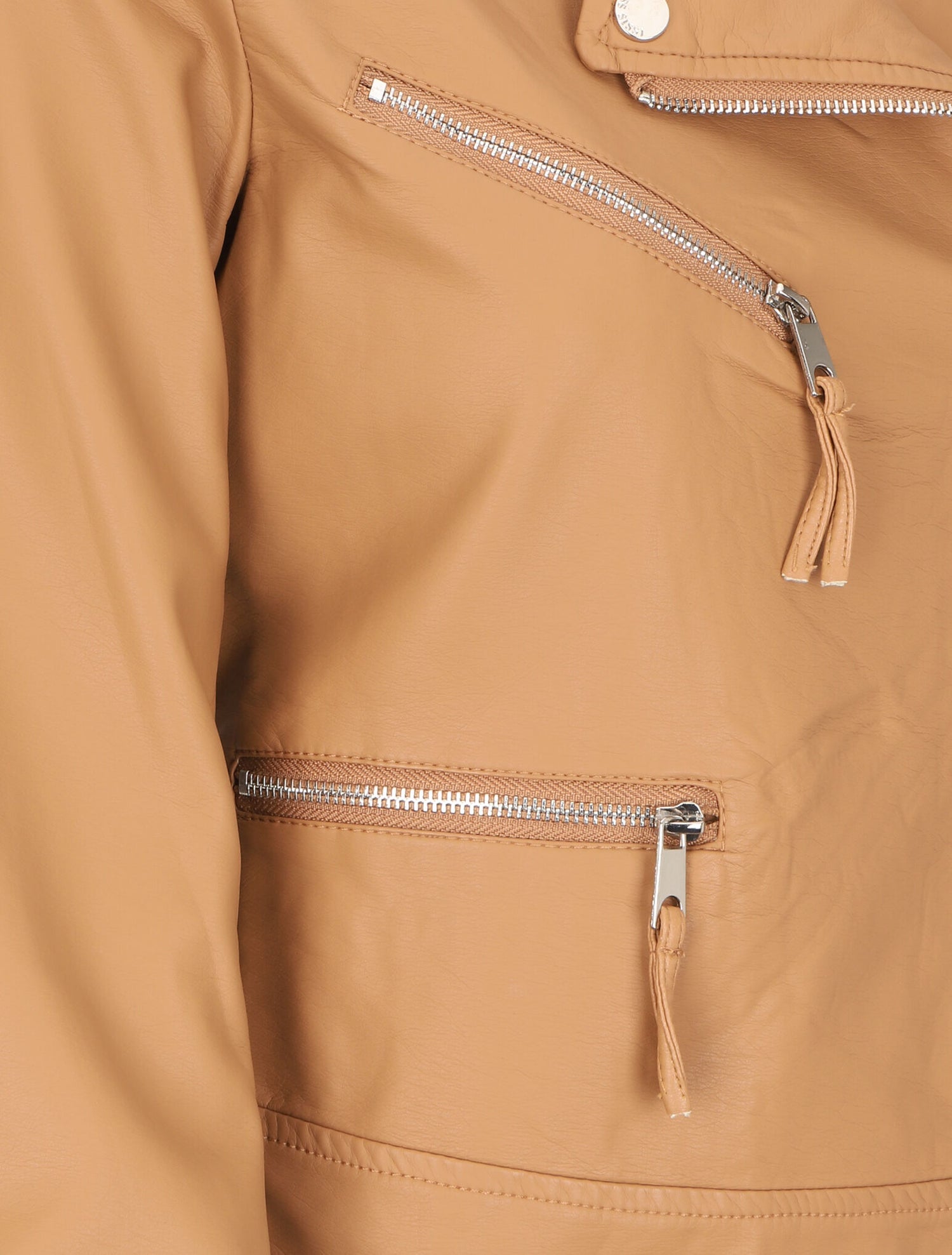 Perfecto court en simili - Camel - 3