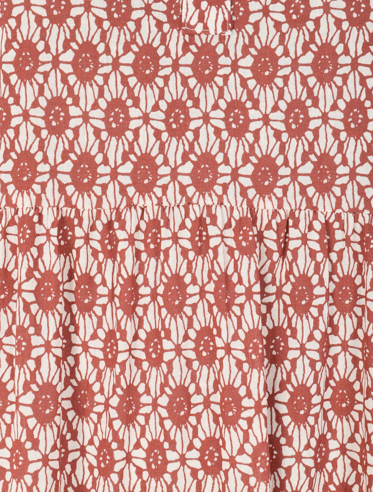 Robe longue à imprimé baroque - Vieux rose - 3