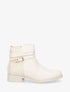 Bottines plates bi-matière - Beige - 1