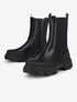 Boots montantes à semelles stylisées - Noir - 1