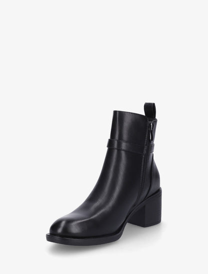 Bottines élastiquées sanglées - Noir - 3
