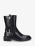 Boots en simili à boucle - Noir - 5