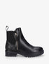 Bottines plates à contrefort pailleté - Noir - 5