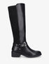 Bottes bi-matière sanglé - Noir - 5
