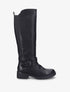 Bottes cavalières élastiquées à brides - Noir - 1