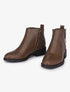 Bottines à contrefort matelassé - Marron - 1