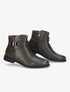 Bottines bimatière à détail suédé - Vert foncé - 1