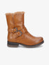 Boots montantes à intérieur fourré - Camel - 1