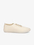 Tennis en simili à semelles striées - Beige - 1