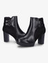 Bottines bi-matière à double sangles - Noir - 5