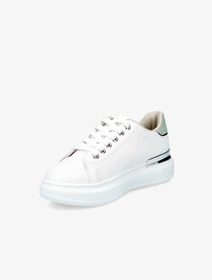 Sneakers à détail métallique - Vert d&