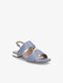 Sandales à brides larges et boucles métalliques - Bleu - 1