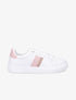Tennis en simili imprimé et paillettes - Rose - 1