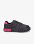 Sneakers à plateforme graphique - Noir/fushia - 5