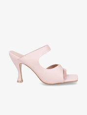 Mules asymétriques à entredoigt - Rose - 1