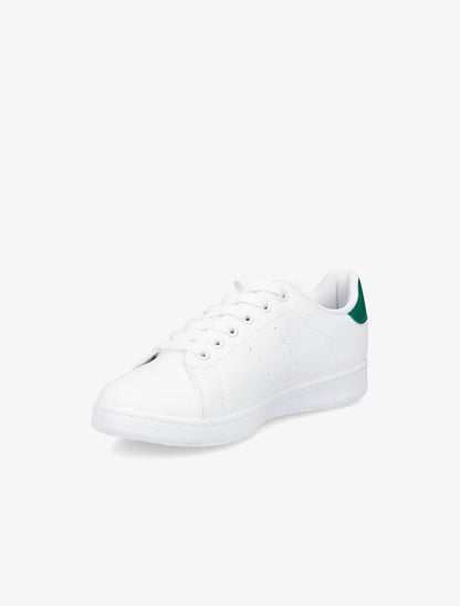 Sneakers à contrefort contastant - Vert - 3