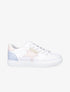 Tennis simili motif étoile - Blanc/rose - 1