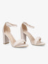 Sandales à bride matelassée - Beige - 5